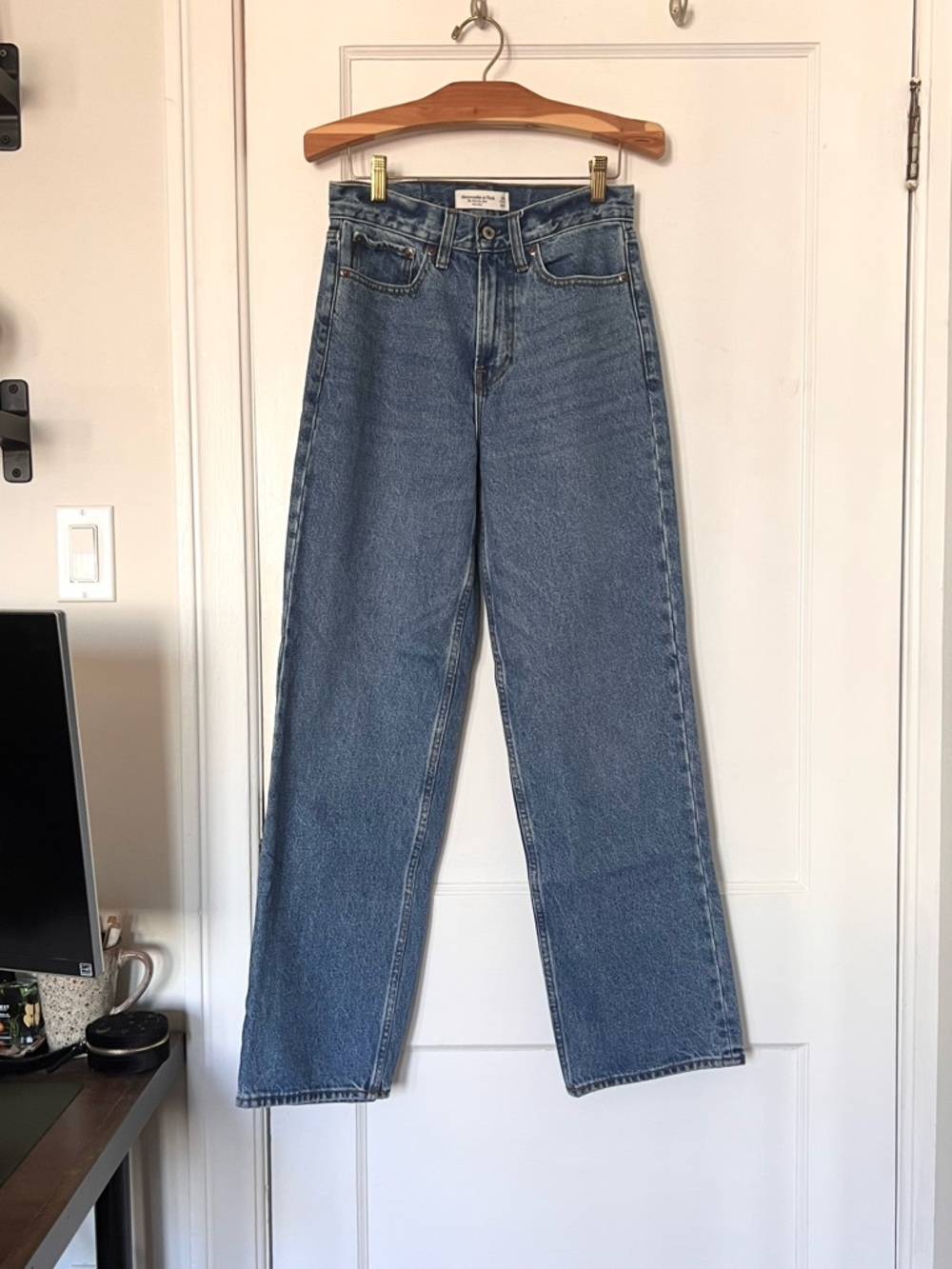 Abercrombie & Fitch “The Slouchy Jean” Mid Rise